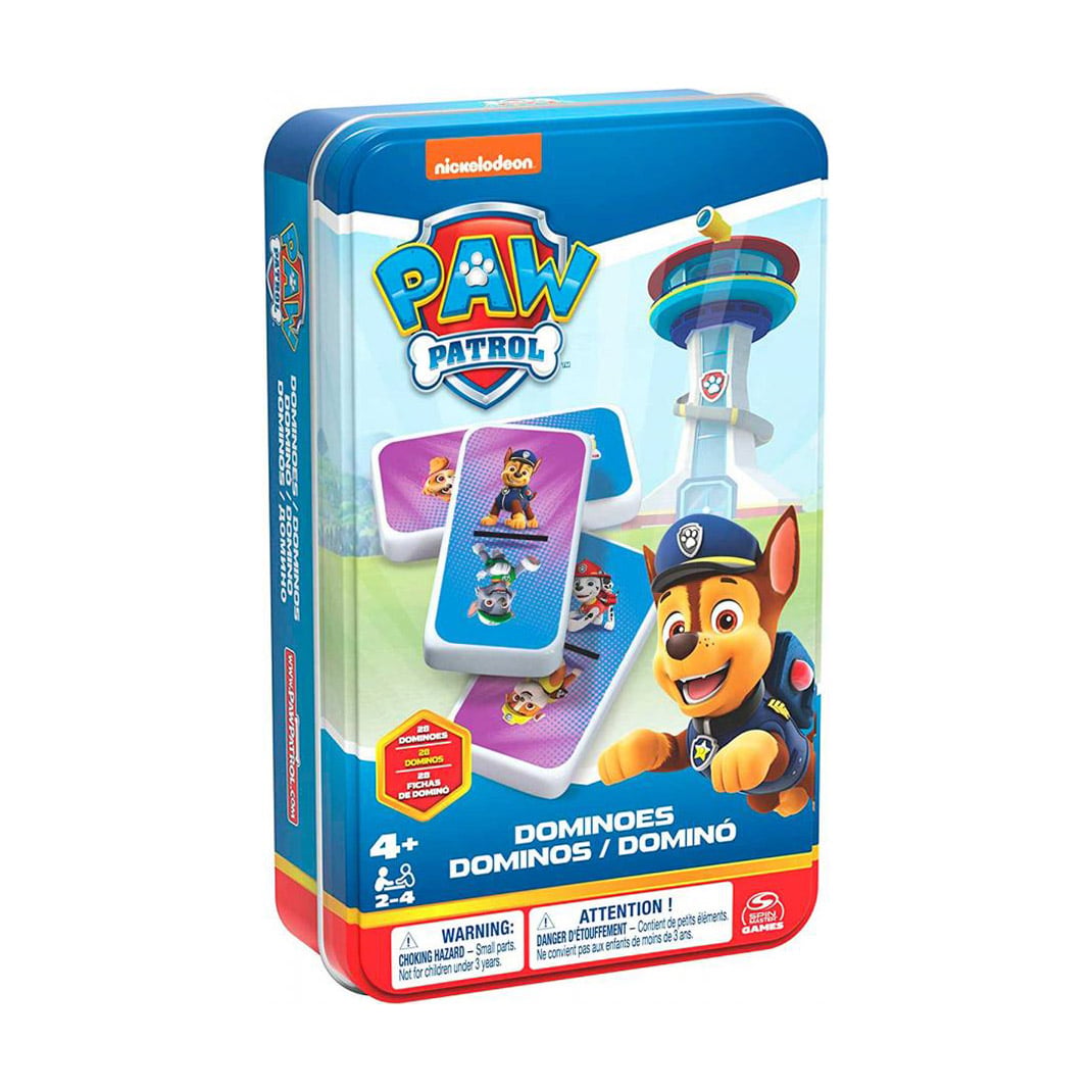 Настільна гра Spin Master Paw Patrol Доміно, у жерстяній коробці, від 4 років, 5*12*19 см (SM98408/6067468)
